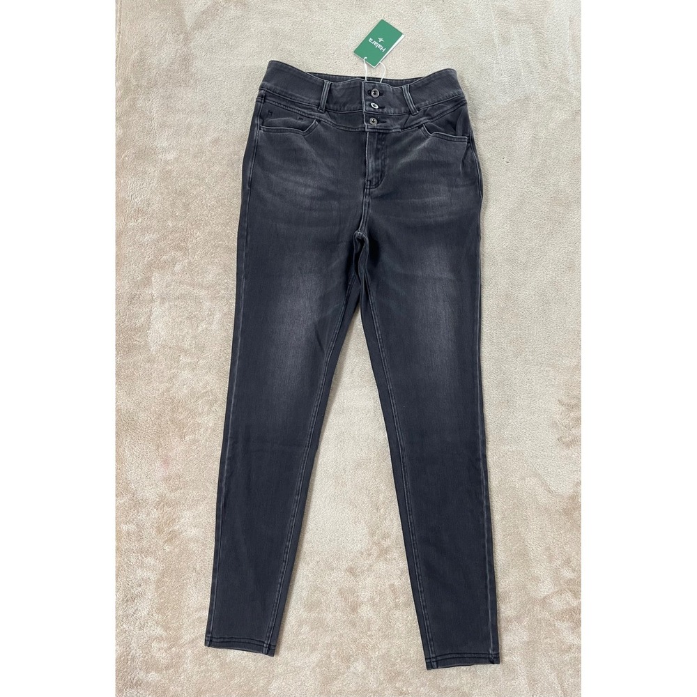 HALARA Black Skinny Jumpsuit-Style Pants